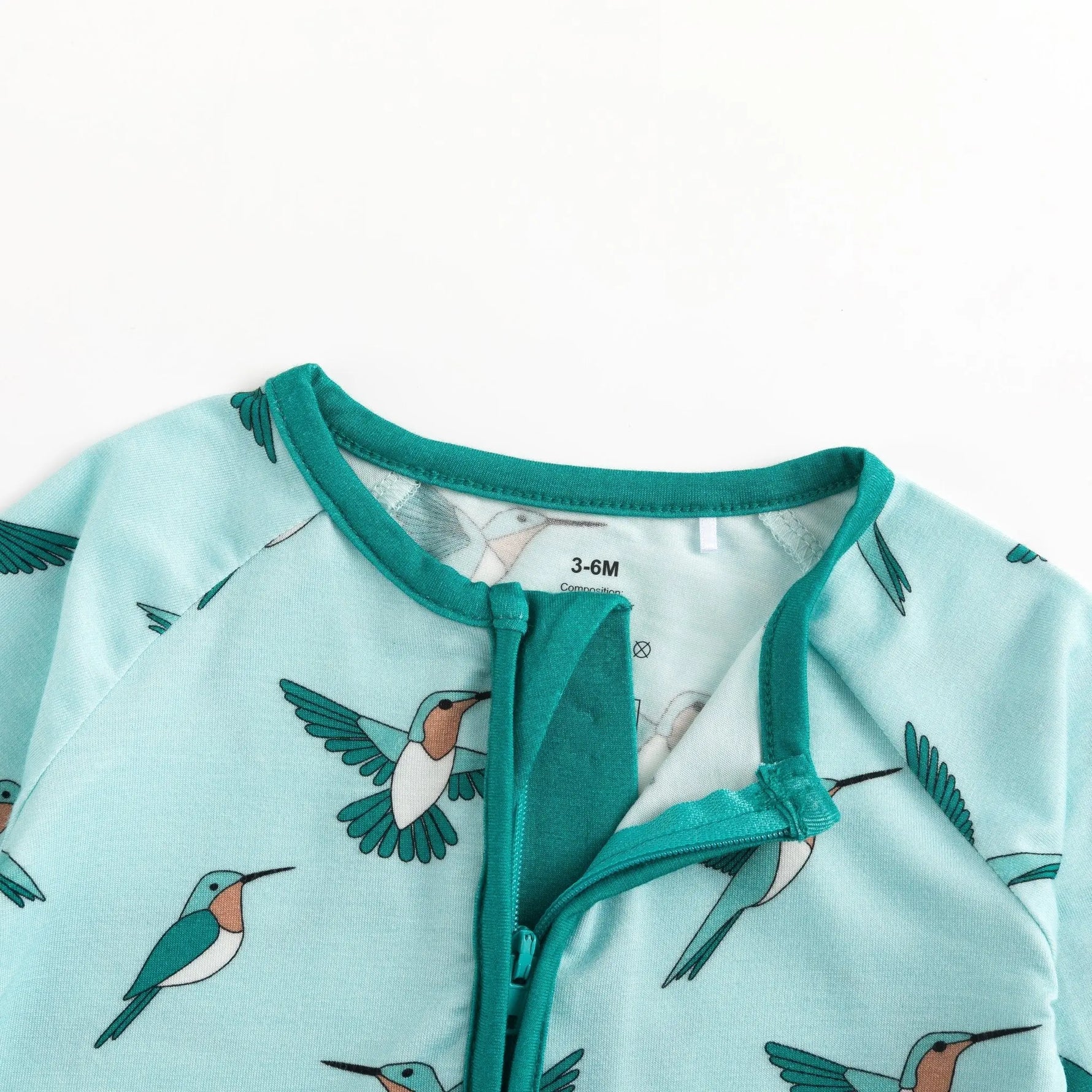 Dreamlet Dreamlet Hummingbird Convertible Zip Footies For Babies - Apparel & Accessories > Clothing > Baby & Toddler Clothing > Baby & Toddler Sleepwear Convertible Zip Footies