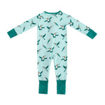 Dreamlet Dreamlet Hummingbird Convertible Zip Footies For Babies - Apparel & Accessories > Clothing > Baby & Toddler Clothing > Baby & Toddler Sleepwear Convertible Zip Footies