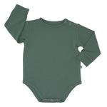 Hunter Green Baby Long Sleeve Bodysuit Snap Closure - Everetts Place Boutique - Accessories
