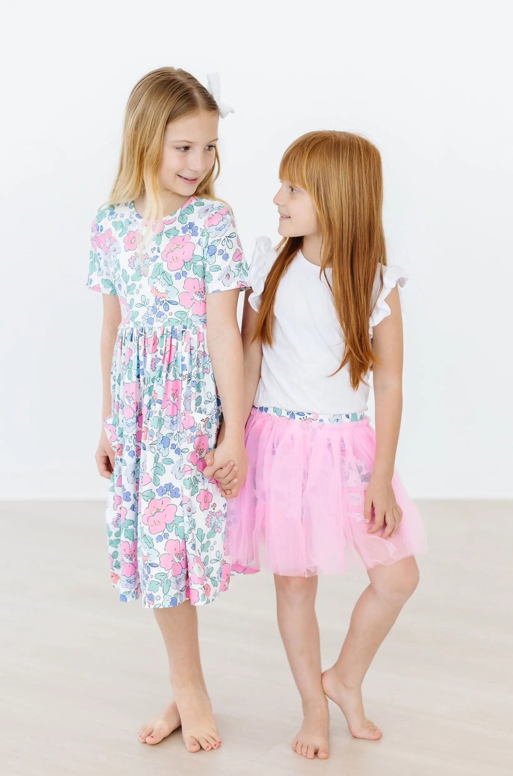 Mila & Rose ® Hydrangea Tutu Shorts for Girls High Waisted Playwear - Apparel & Accessories > Clothing > Shorts Tutu Shorts