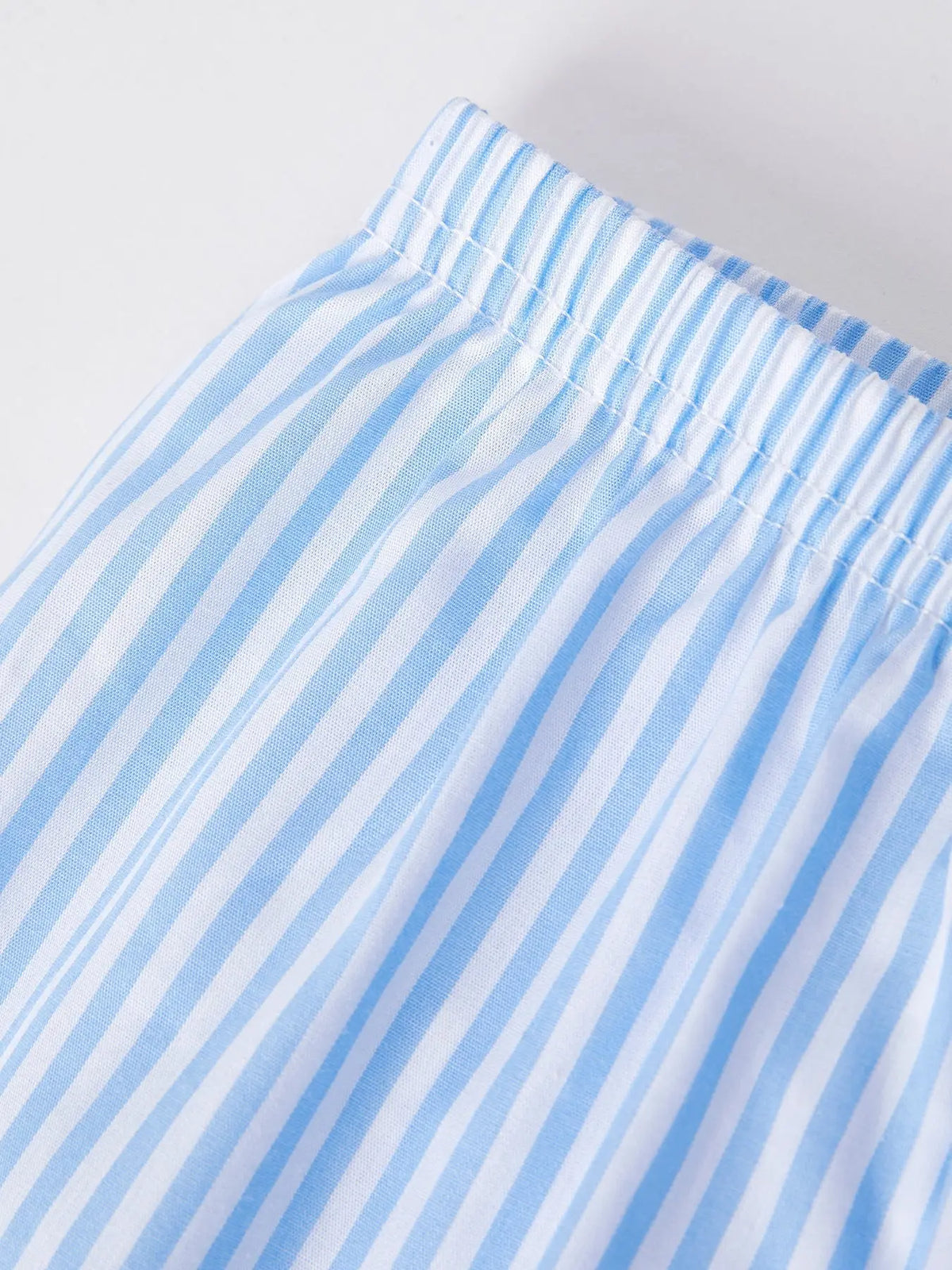 Rylee Faith Designs "I ❤ MOMMY" Embroidery Smocking Baby Boys Striped Shorts Set - 