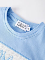 Rylee Faith Designs "I ❤ MOMMY" Embroidery Smocking Baby Boys Striped Shorts Set - 