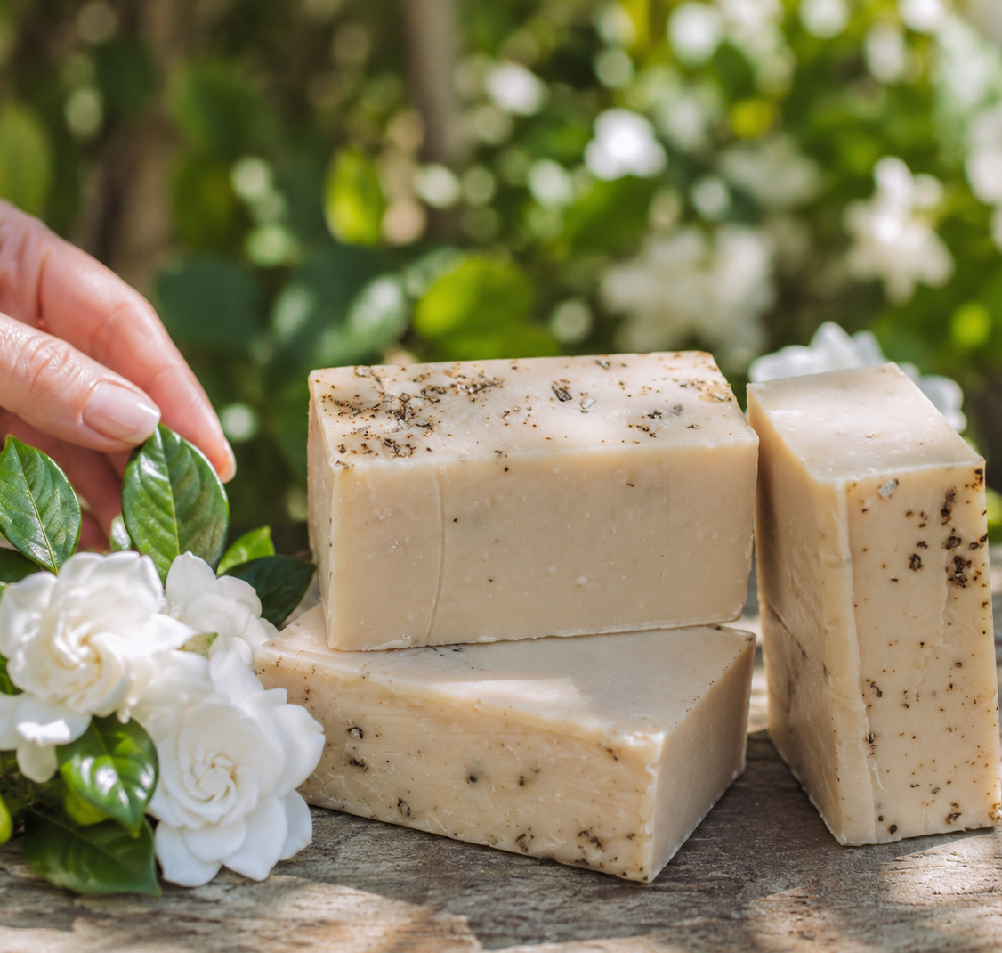 Sheridan's Gardenia Organic Handmade Soap by Sweet Harvest Farms