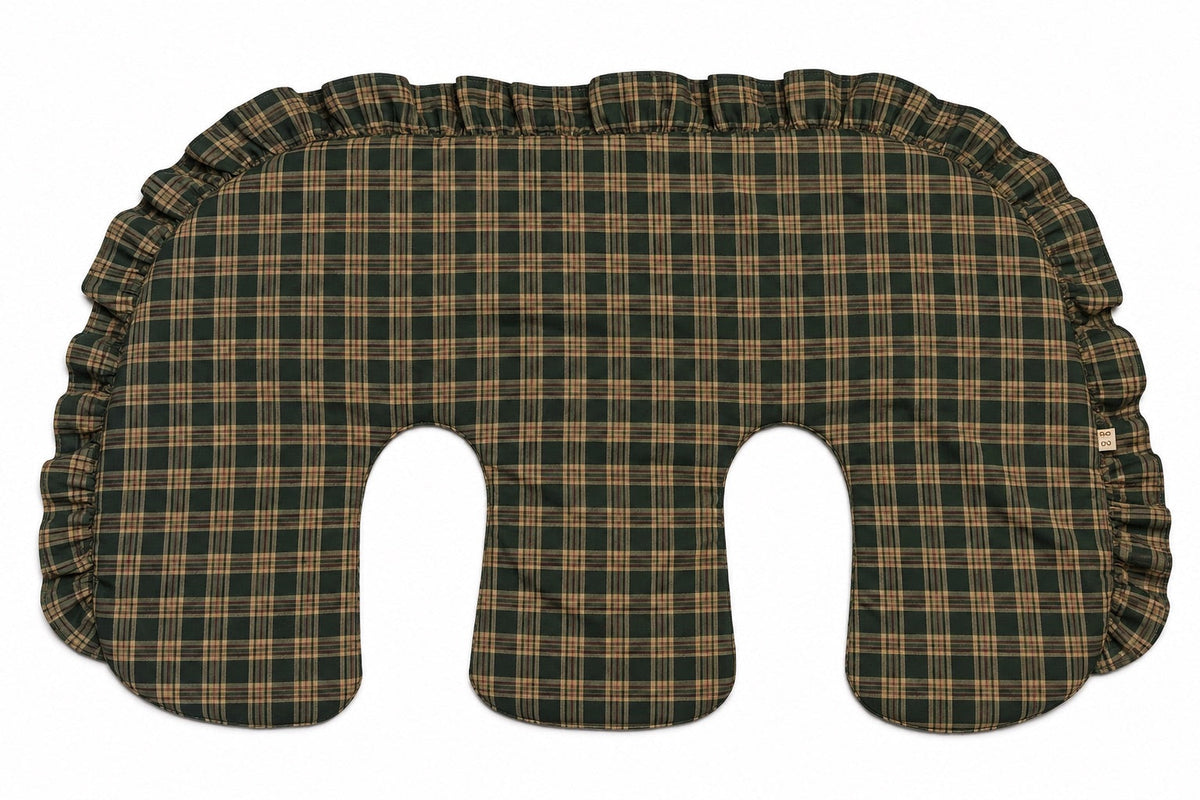 Ruffle Twins Nursing Pillow Cover by Little Mae & Co