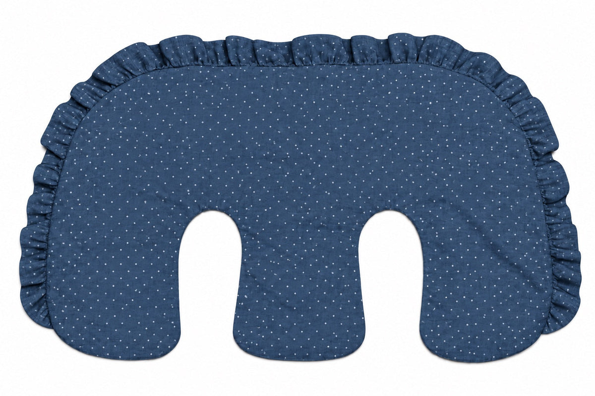 Ruffle Twins Nursing Pillow Cover by Little Mae & Co