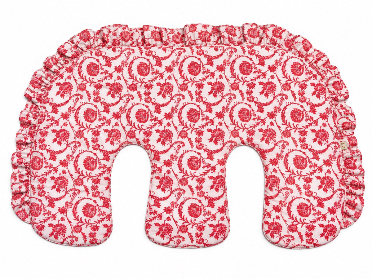 Ruffle Twins Nursing Pillow Cover by Little Mae & Co