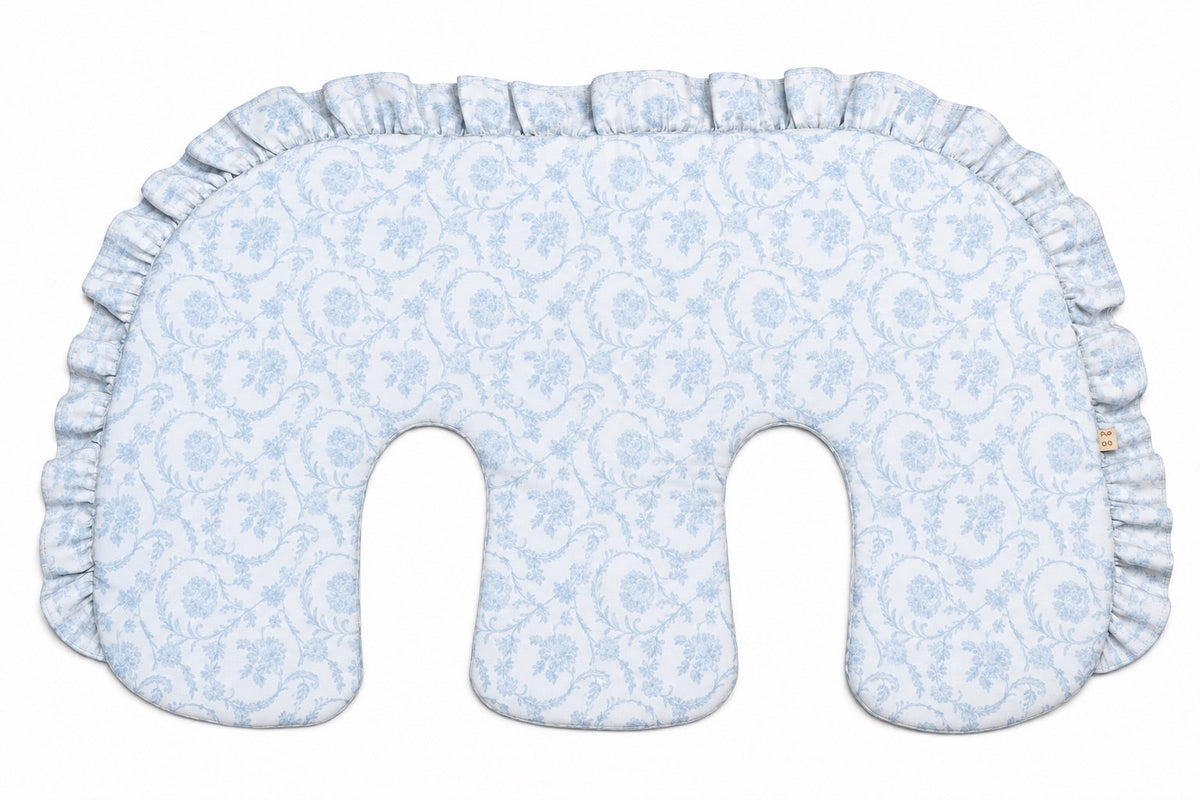 Ruffle Twins Nursing Pillow Cover by Little Mae & Co