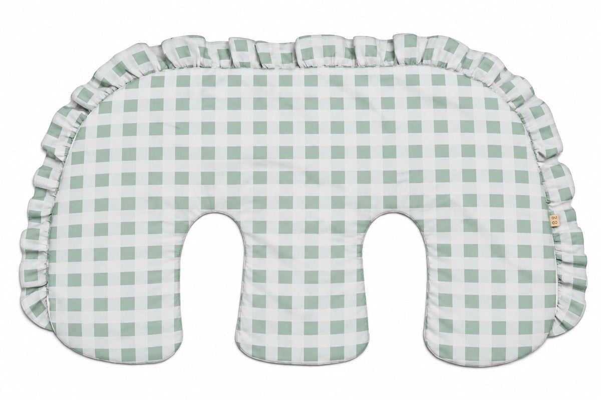 Ruffle Twins Nursing Pillow Cover by Little Mae & Co