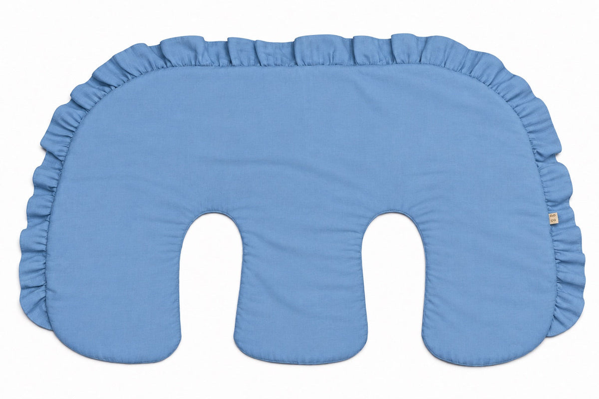 Ruffle Twins Nursing Pillow Cover by Little Mae & Co