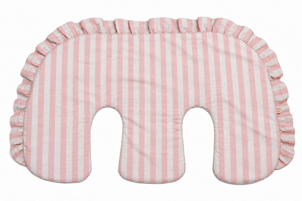 Ruffle Twins Nursing Pillow Cover by Little Mae & Co