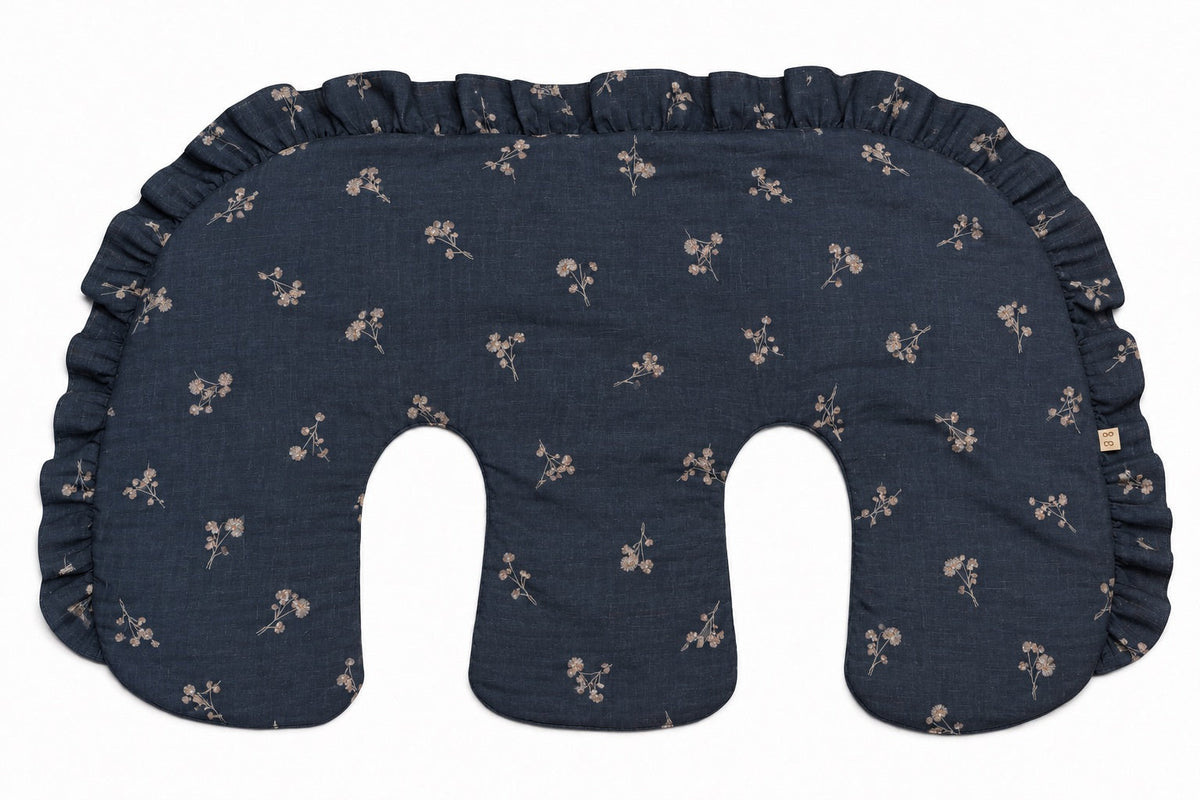 Ruffle Twins Nursing Pillow Cover by Little Mae & Co