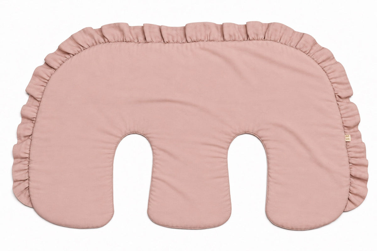 Ruffle Twins Nursing Pillow Cover by Little Mae & Co
