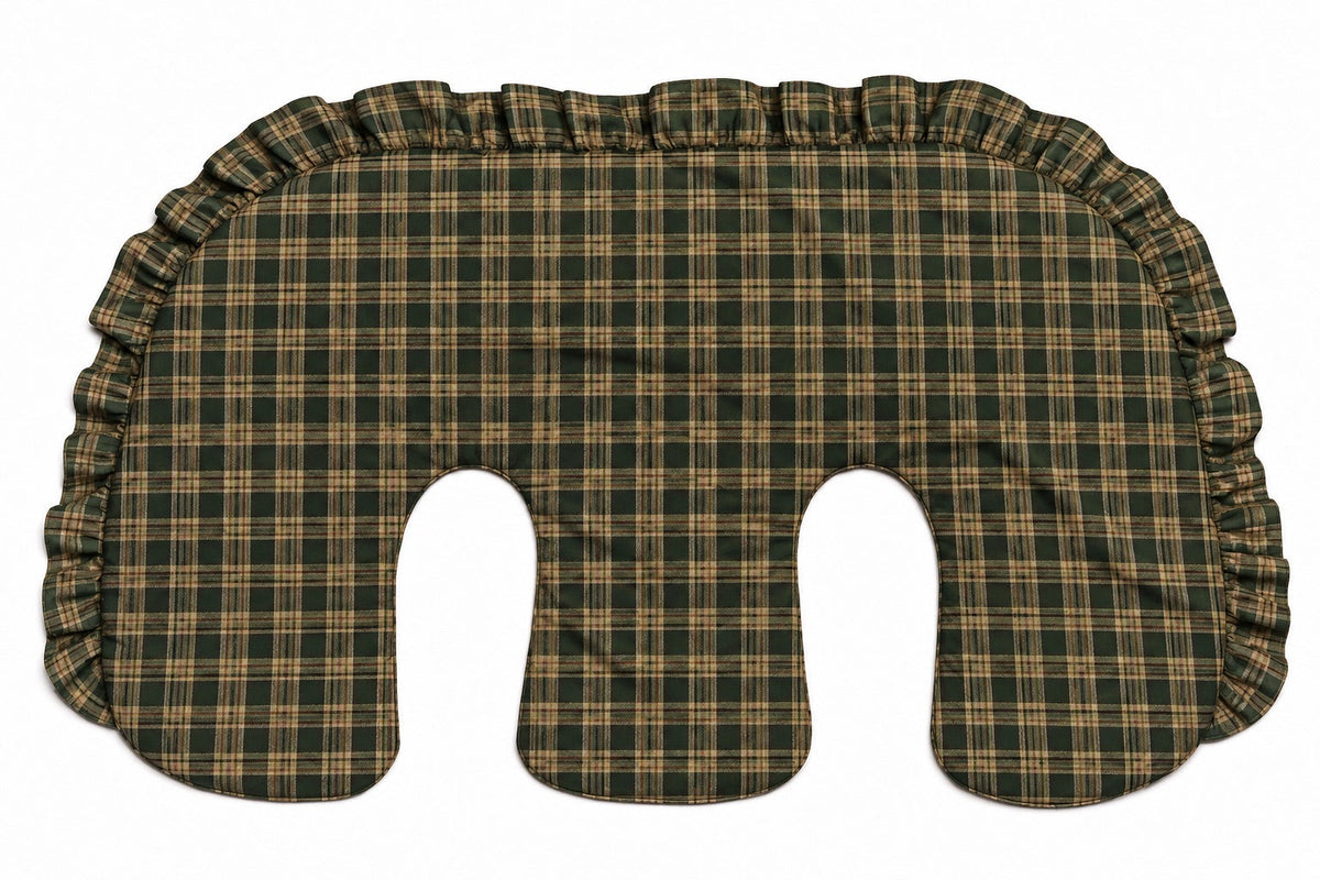 Ruffle Twins Nursing Pillow Cover by Little Mae & Co