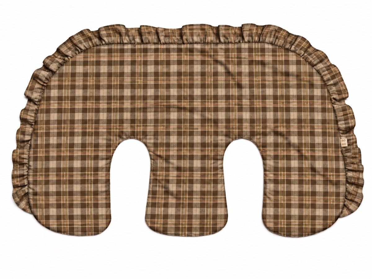 Ruffle Twins Nursing Pillow Cover by Little Mae & Co