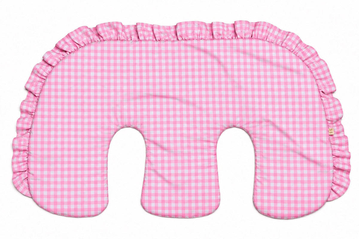 Ruffle Twins Nursing Pillow Cover by Little Mae & Co
