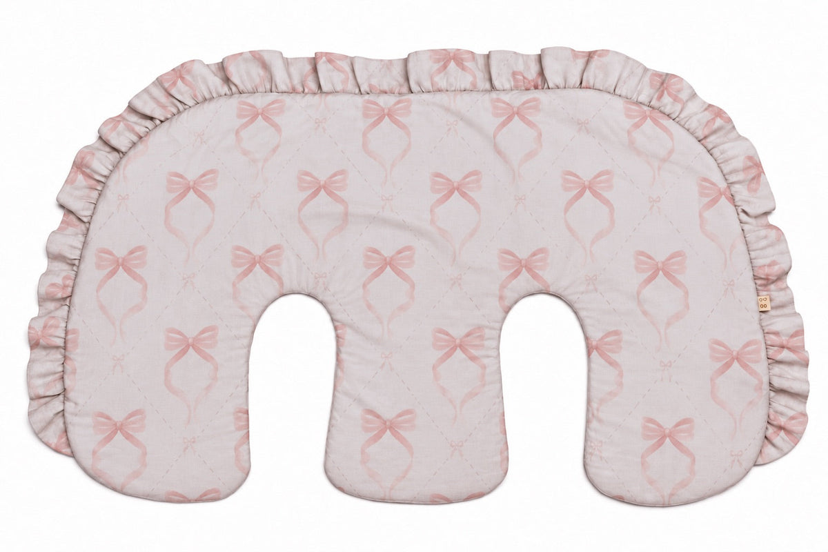 Ruffle Twins Nursing Pillow Cover by Little Mae & Co
