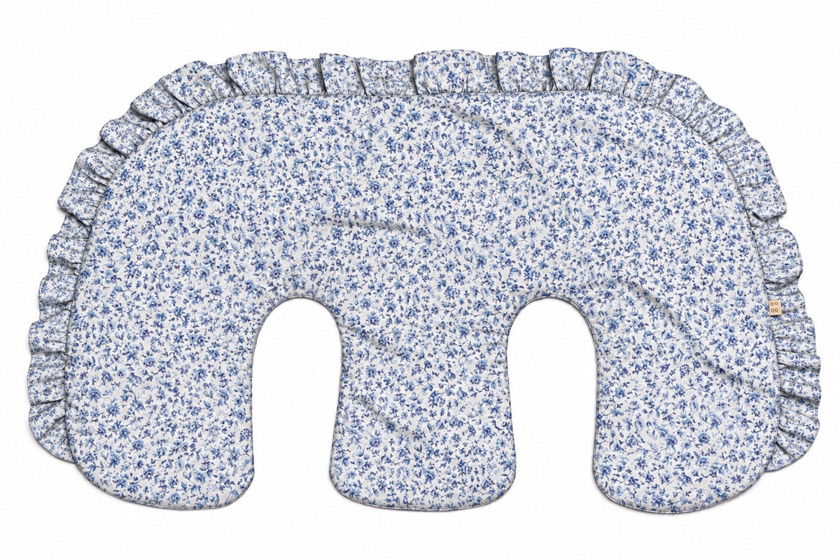 Ruffle Twins Nursing Pillow Cover by Little Mae & Co