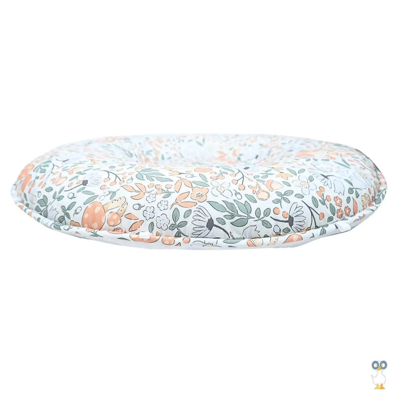 Forest Lilac Gray Floor Cushion Goosewaddle® | Newborn Baby Blankets Toys Teethers Bibs & More