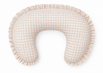 Cotton Gingham Ruffle Nursing Pillow Cover by Little Mae & Co