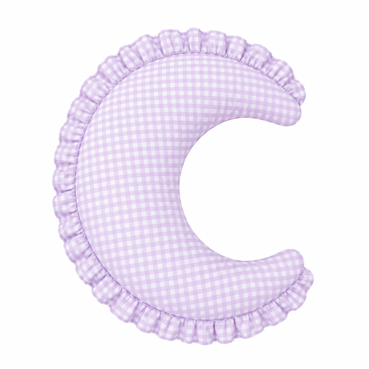 Gingham Feeding Support Ruffle Nursing Pillow Cover by Little Mae & Co