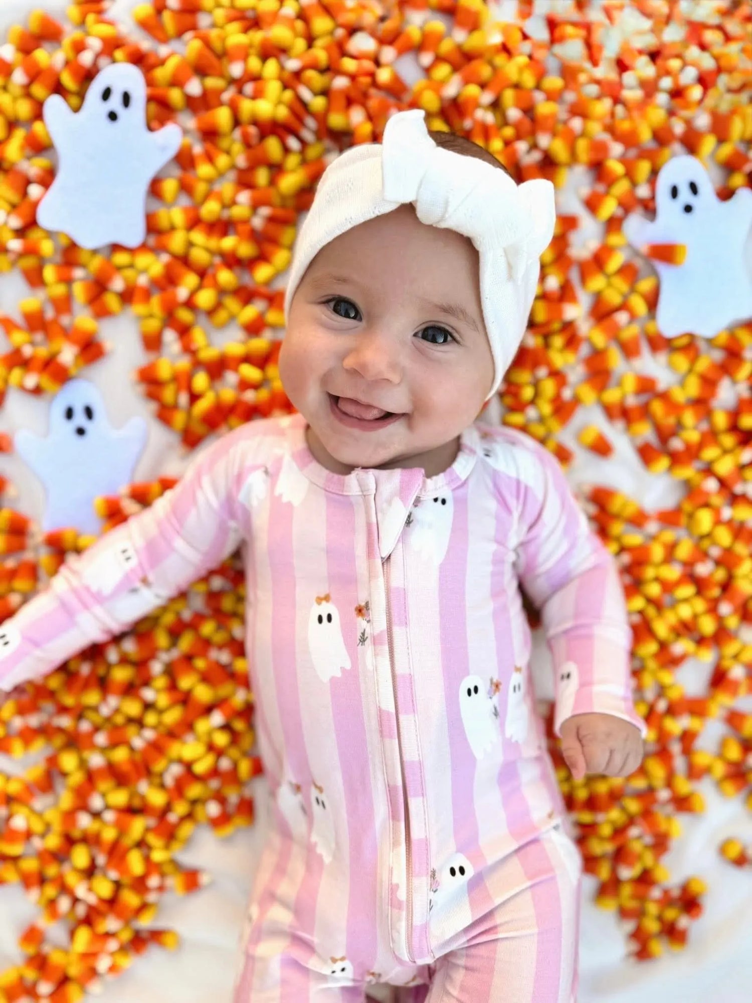 Be My Boo Halloween Bamboo Zippy Pajamas Little Joy Co. 