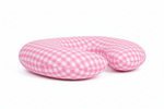 Pink Gingham Nursing Pillow Cover by Little Mae & Co
