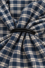 Blue Plaid Ring Sling Carrier by Little Mae & Co