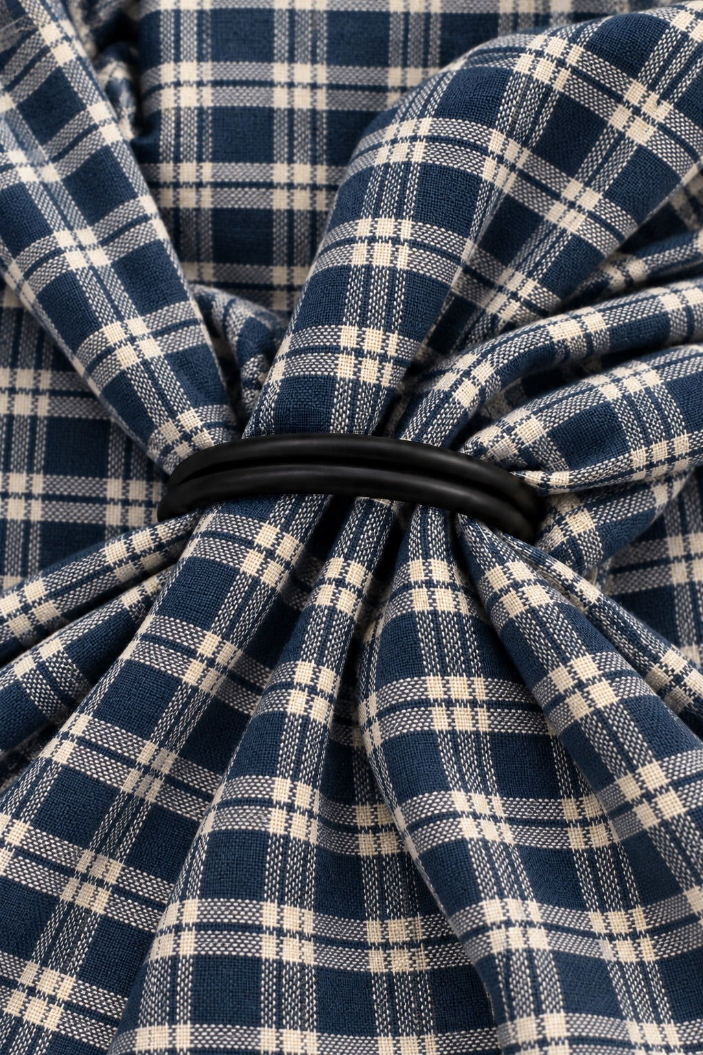 Blue Plaid Ring Sling Carrier by Little Mae & Co