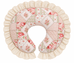 Ivory Eyelet Ruffle Original Nursing Pillow Cover by Little Mae & Co