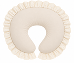 Ivory Eyelet Ruffle Original Nursing Pillow Cover by Little Mae & Co