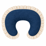 Ivory Eyelet Ruffle New Nursing Pillow Cover by Little Mae & Co