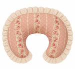 Ivory Eyelet Ruffle New Nursing Pillow Cover by Little Mae & Co
