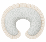 Ivory Eyelet Ruffle New Nursing Pillow Cover by Little Mae & Co