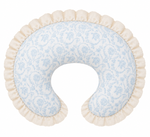 Ivory Eyelet Ruffle New Nursing Pillow Cover by Little Mae & Co