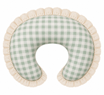 Ivory Eyelet Ruffle New Nursing Pillow Cover by Little Mae & Co