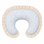 Ivory Eyelet Ruffle New Nursing Pillow Cover by Little Mae & Co
