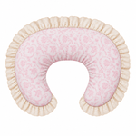Ivory Eyelet Ruffle New Nursing Pillow Cover by Little Mae & Co