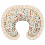 Ivory Eyelet Ruffle New Nursing Pillow Cover by Little Mae & Co