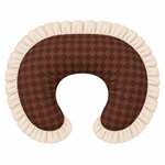 Ivory Eyelet Ruffle New Nursing Pillow Cover by Little Mae & Co