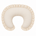 Ivory Eyelet Ruffle New Nursing Pillow Cover by Little Mae & Co
