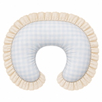 Ivory Eyelet Ruffle New Nursing Pillow Cover by Little Mae & Co