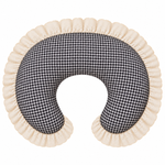 Ivory Eyelet Ruffle New Nursing Pillow Cover by Little Mae & Co
