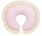 Ivory Eyelet Ruffle Original Nursing Pillow Cover by Little Mae & Co
