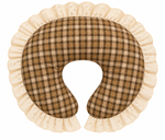 Ivory Eyelet Ruffle Original Nursing Pillow Cover by Little Mae & Co