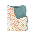 My First Zoo Trip-Toddler Bamboo Blanket – Soft, Warm & Reversible by Rayn’s Tiny Stitches