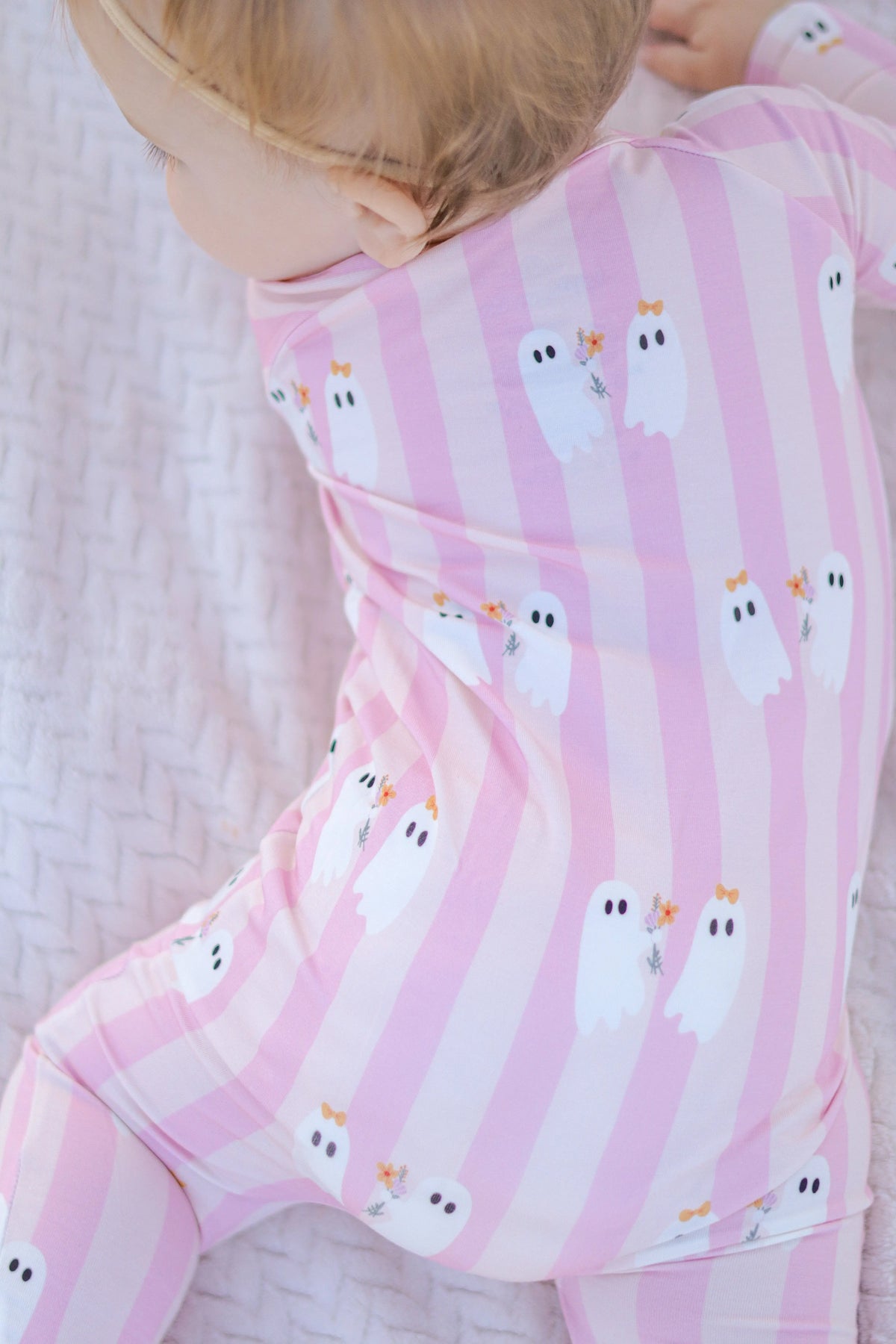 Be My Boo Halloween Bamboo Zippy Pajamas Little Joy Co. 