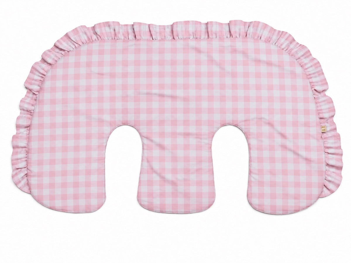 Ruffle Twins Nursing Pillow Cover by Little Mae & Co