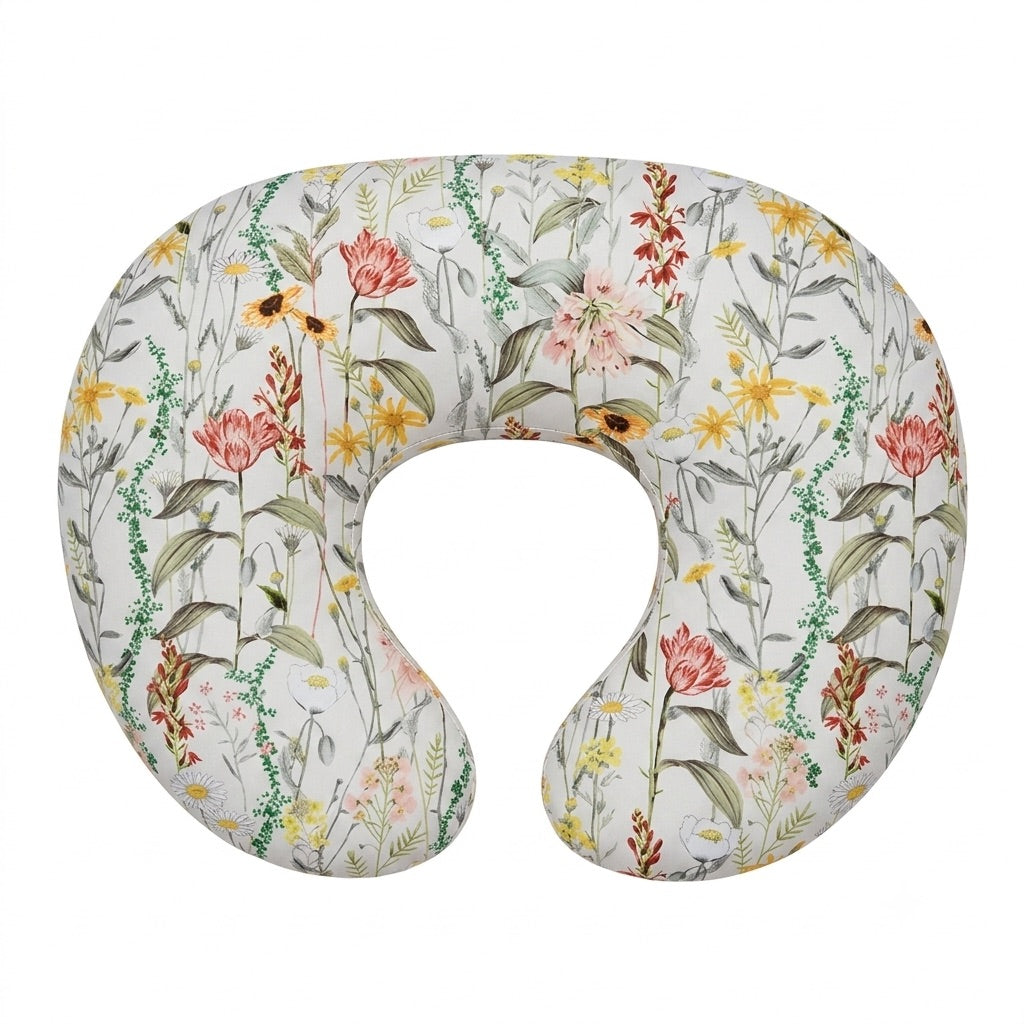 Wild Floral Ruffle Nursing Pillow Cover by Little Mae & Co (view 2 of 2)