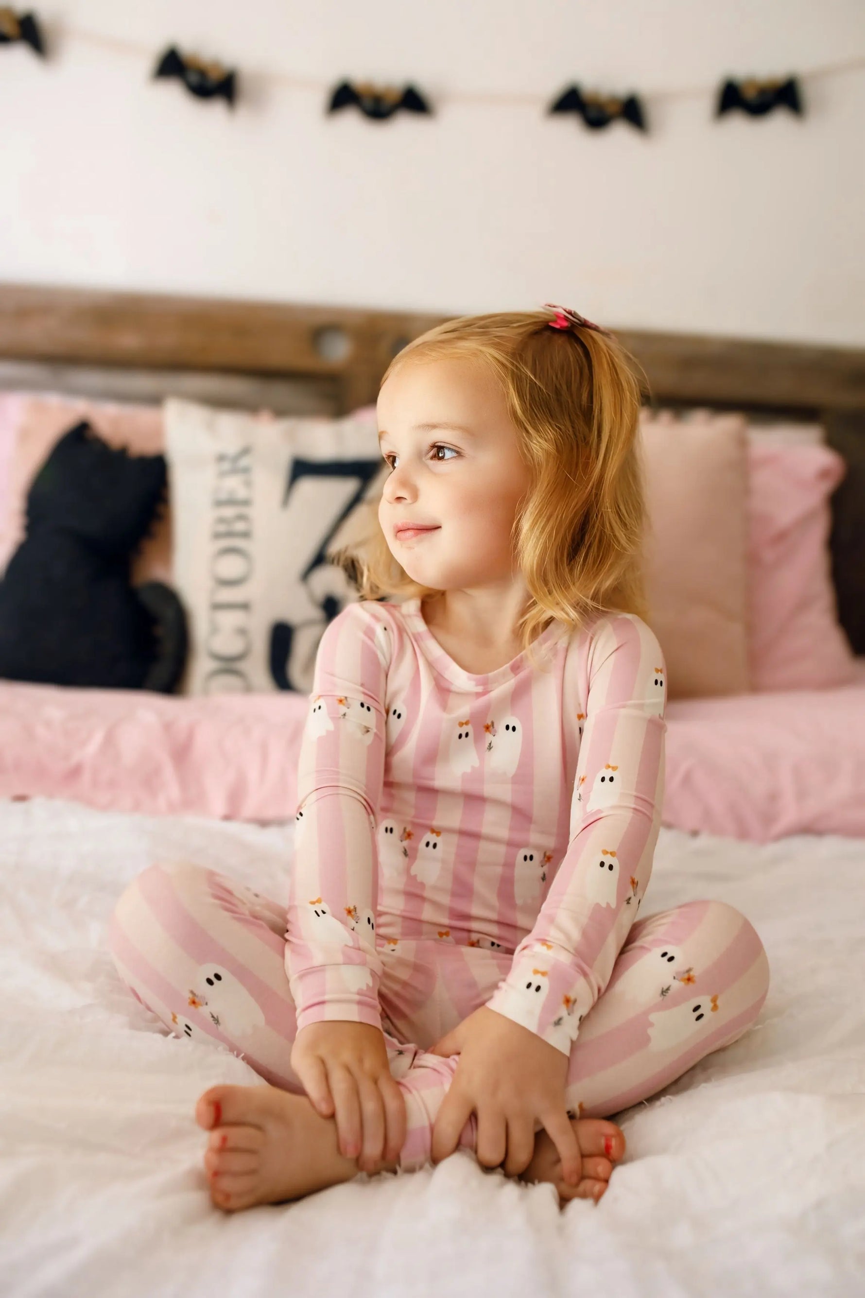 Be My Boo 2pc Halloween Bamboo Pajamas Little Joy Co. 