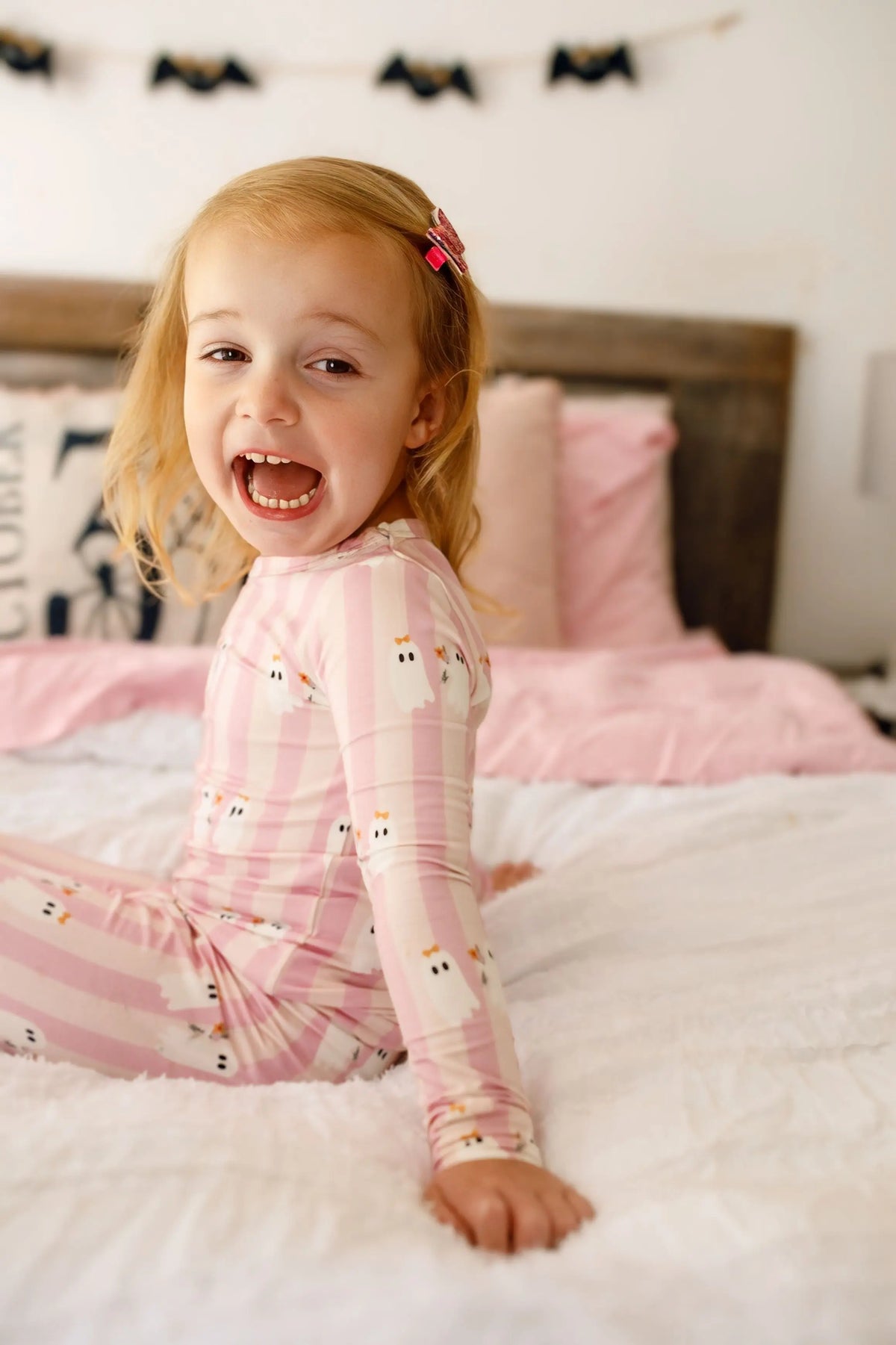 Be My Boo 2pc Halloween Bamboo Pajamas Little Joy Co. 